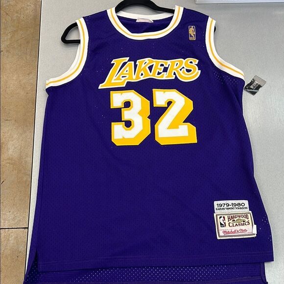 Mitchell & Ness Lakers Purple and Yellow Jersey - Picture 1 of 6
